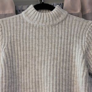 H&M Divided Light Gray Mock Neck Sweater